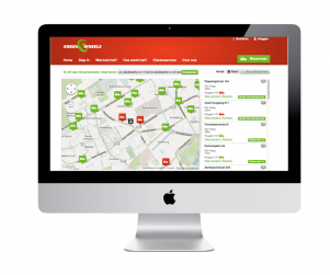 Choose and book screenshot for Greenwheels